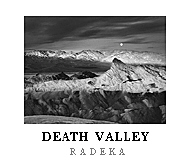 Moon Over Zabriskie Pt. Poster. Death Valley National Park, California   