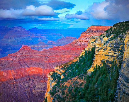 Grand Canyon. Grand Canyon National Park, Arizona. Color Photograph