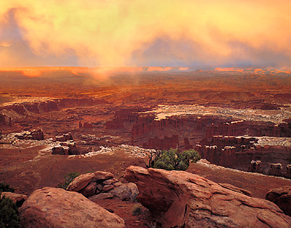 sunset grandview point canyonlands national park utah color Grandview Point 425x333