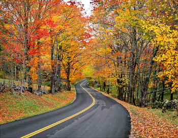 Autumn Road, 1999. East Orange, Vermont