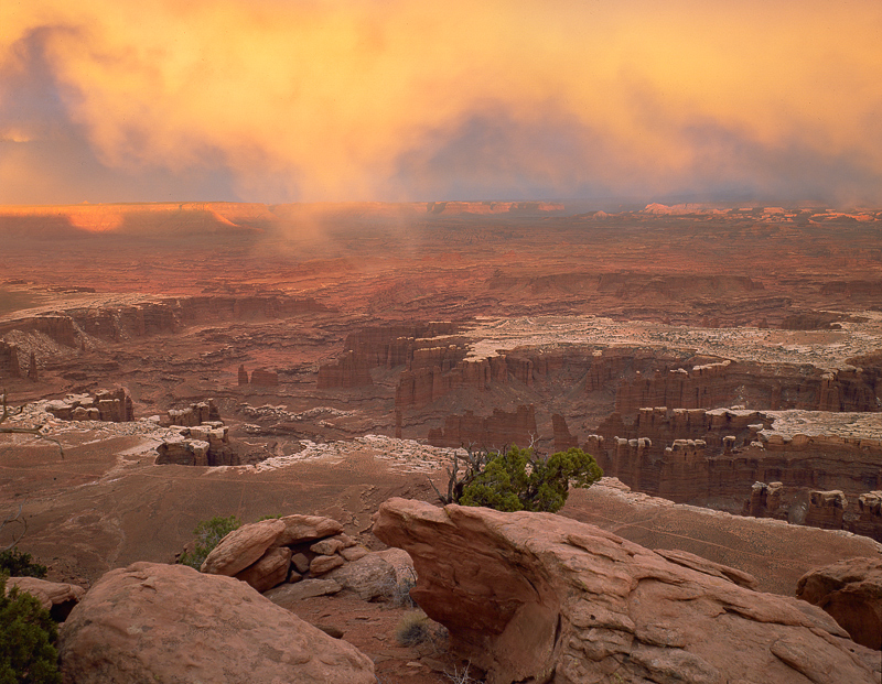 Sunset, Grandview Point, 1994. Canyonlands National Park, Utah