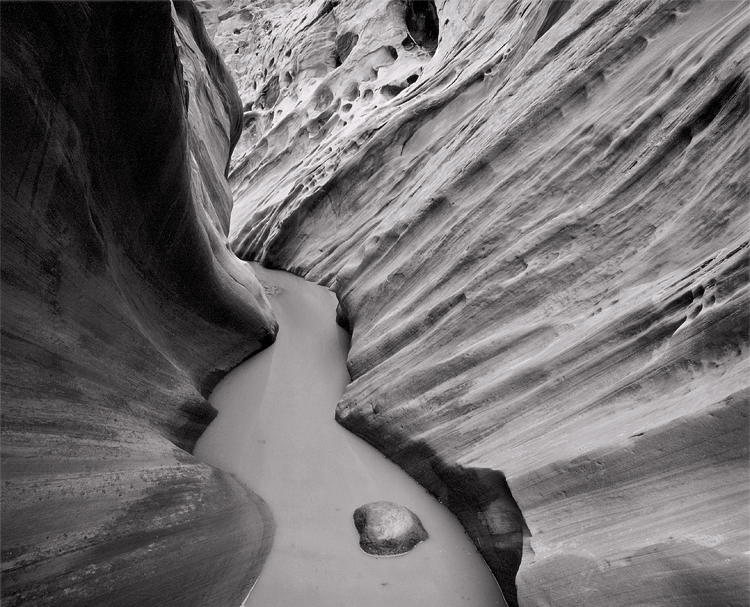 Little Wild Horse Canyon, 1987. San Rafael Swell, Utah