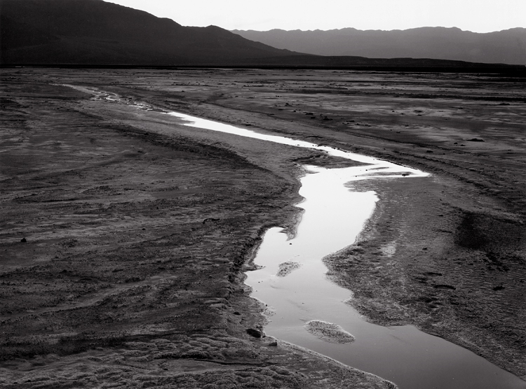 Pool At Sunset, 1973. Death Valley National Park, California
