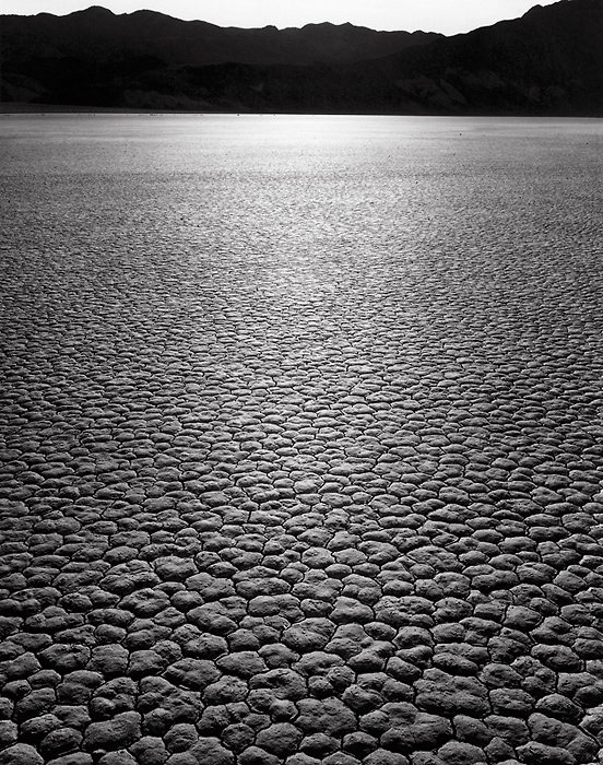 Racetrack, Sunrise, 1976. Death Valley National Park, California