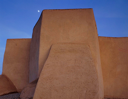 Moon Over San Francisco de Asis, 1991. Taos, New Mexico