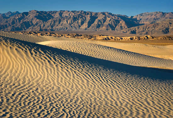 Death Valley Dunes, Sunset-L